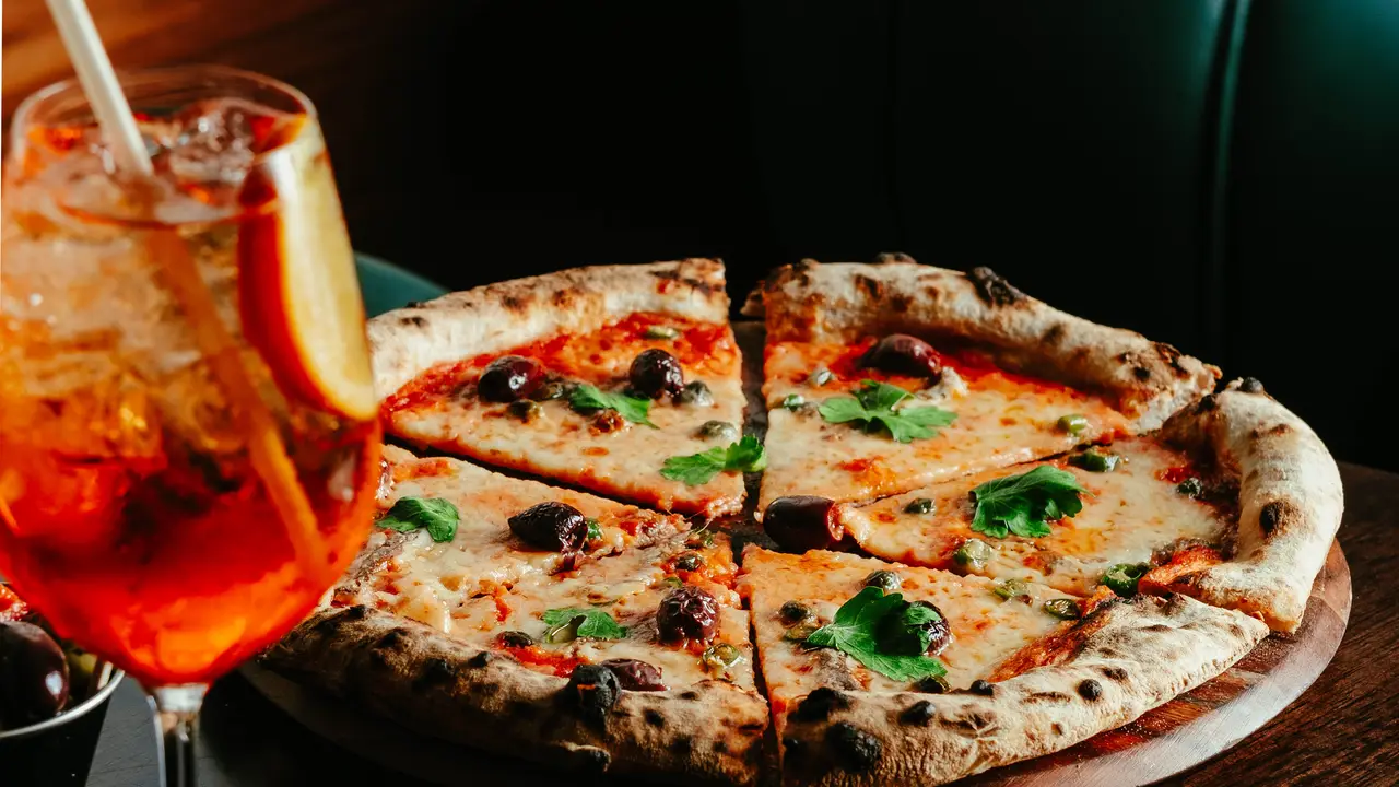 Cocktail bar serving Neopolitan Sourdough pizza - LOCKES Clapham Junction, London, Greater London