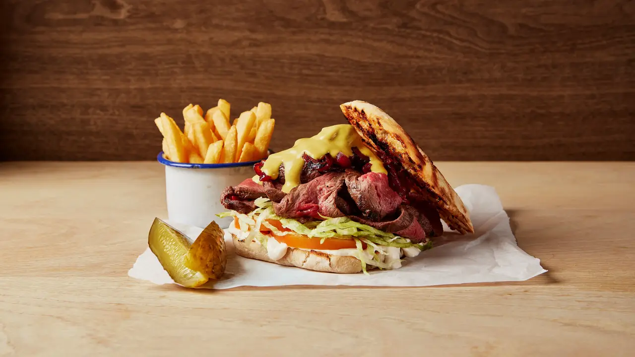 Steak Sandwich - Angus Steakhouse Oxford Circus, London, ENG