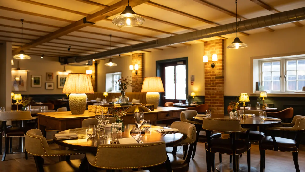 Dining room  - The Cowshed Restaurant at Tewinbury, Welwyn, Hertfordshire