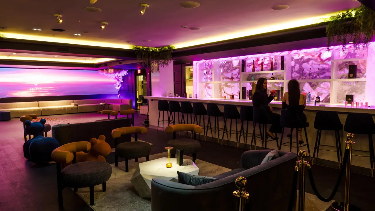 Main Area of Vesper Lounge - Seraphina Restaurant & Vesper Lounge, Vancouver, BC