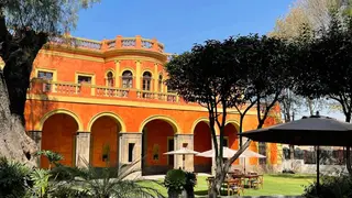 Une photo du restaurant Cocina de Hacienda dentro de la Ex Hacienda de Enmedio