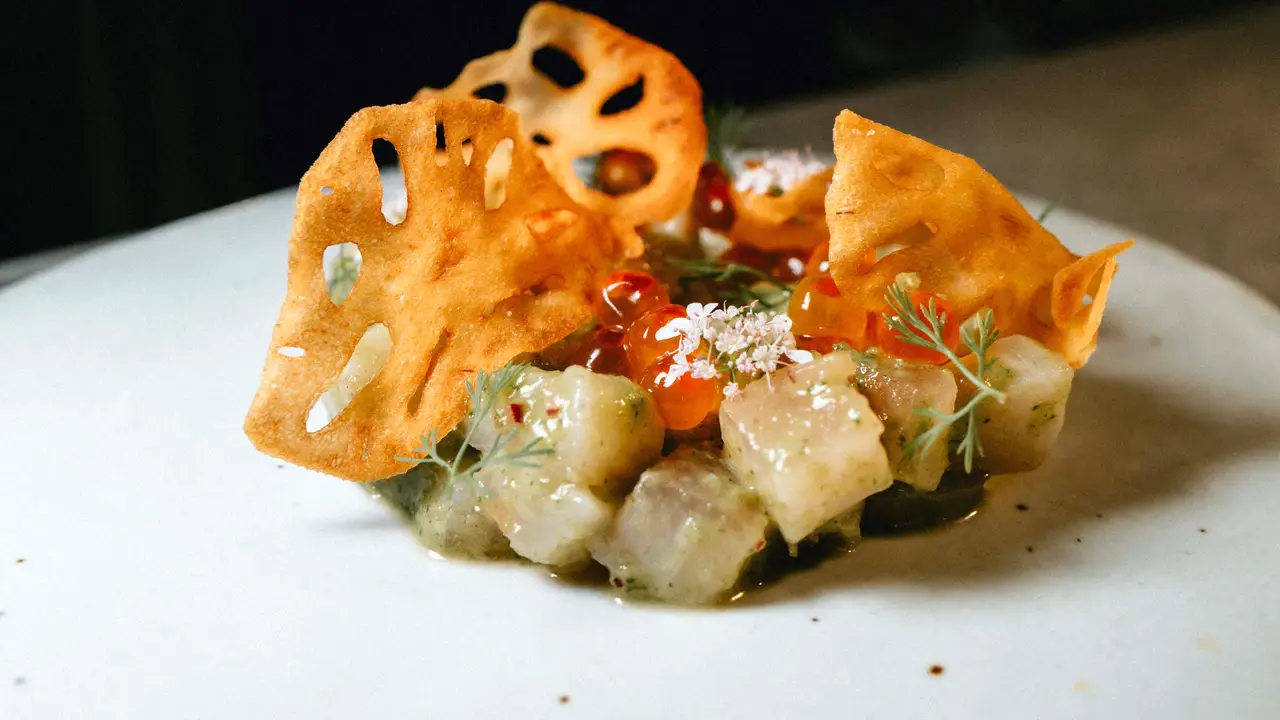 kanpachi ceviche. - hibi., Los Angeles, CA