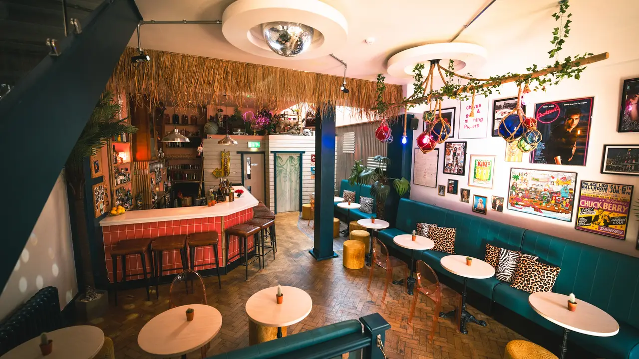 Interior of the main bar during the daytime - Kiki Lounge, Douglas, Douglas