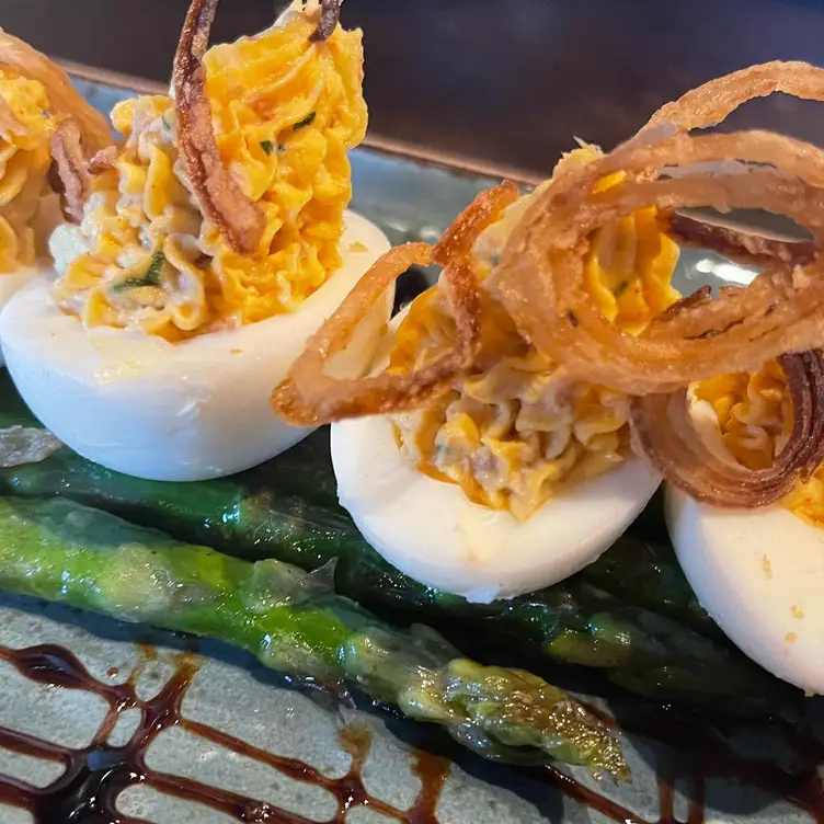 Smoke Trout Deviled Eggs - Rustic House - San Carlos, San Carlos, CA
