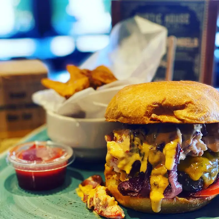 Surf & Turf burger - Rustic House - San Carlos, San Carlos, CA