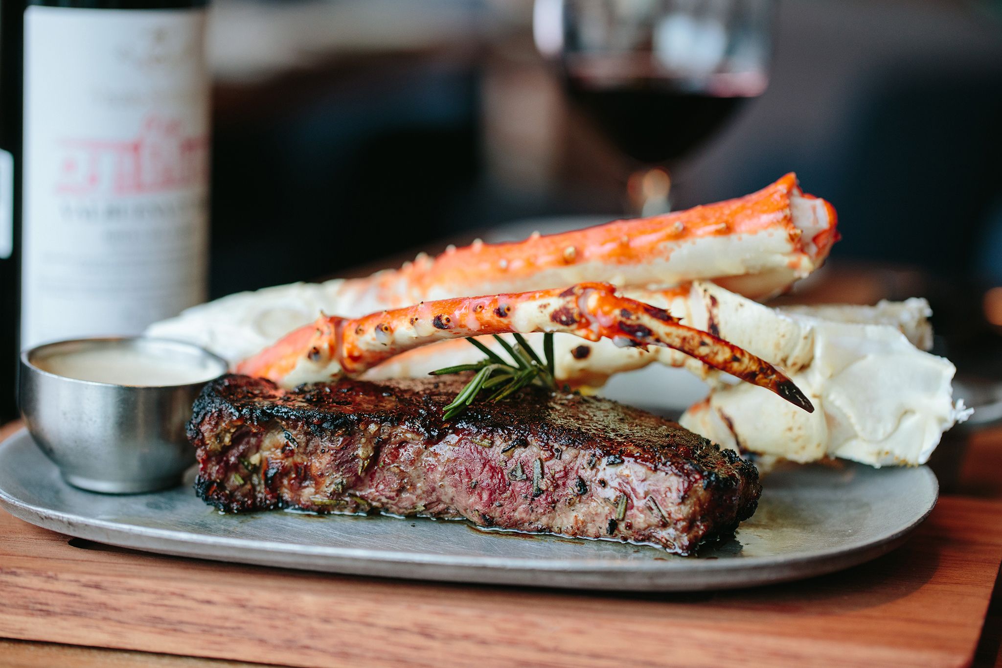 black and blue steak dress code & Crab - Buffalo Restaurant - Amherst, NY swatch:deep-teal-animal-print Men's Black Waxed Suede Size:46 Long Jacket+40 Waist Adjust 36 to 42)(Height:6-6.4