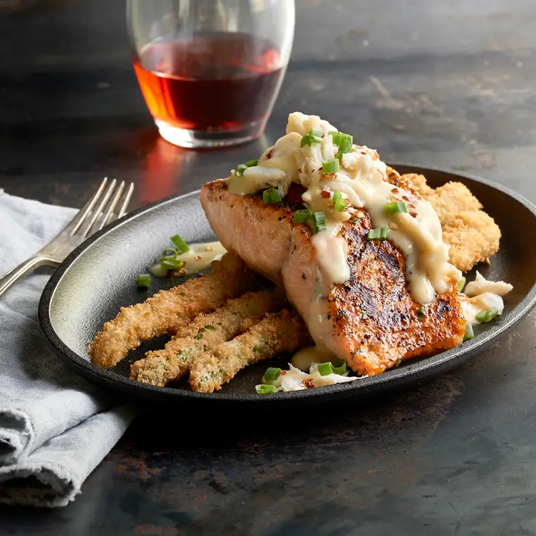 salmon oscar - Saltgrass Steak House - Bossier City, Bossier City, LA