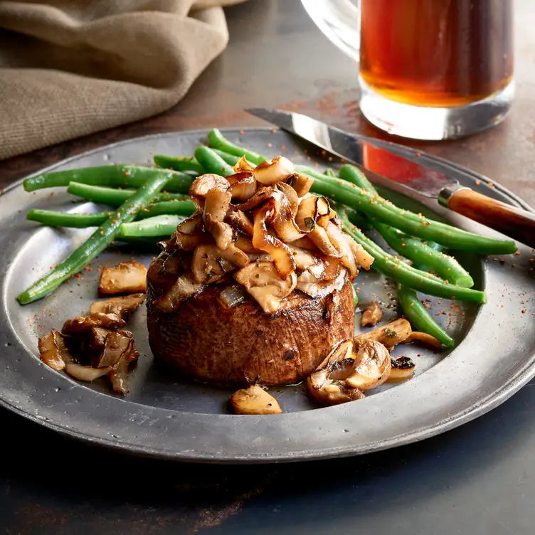 smothered filet - Saltgrass Steak House - San Antonio Riverwalk, San Antonio, TX