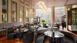 A photo of Glass Brasserie restaurant