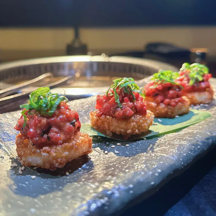 Crispy Rice Spicy Wagyu Appetizer - Yazawa, Beverly Hills, CA