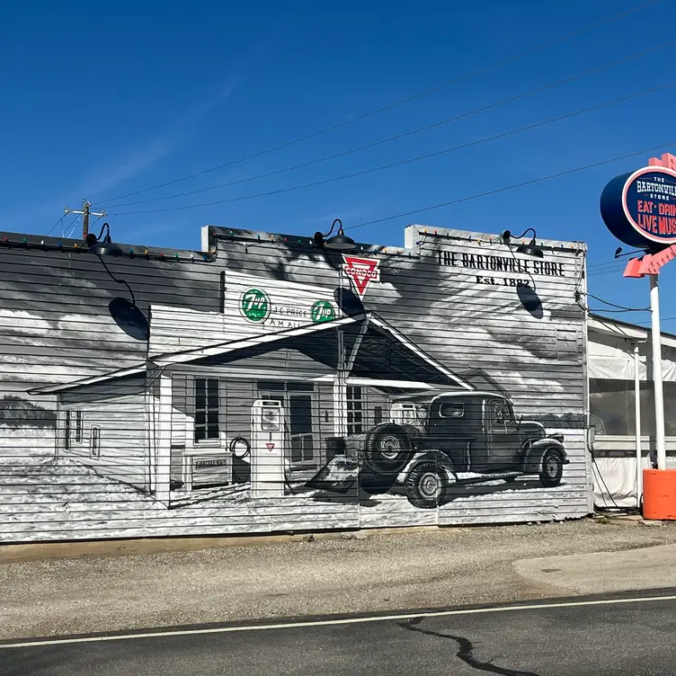 Preserving History with Exterior Mural - The Bartonville Store, Bartonville, TX
