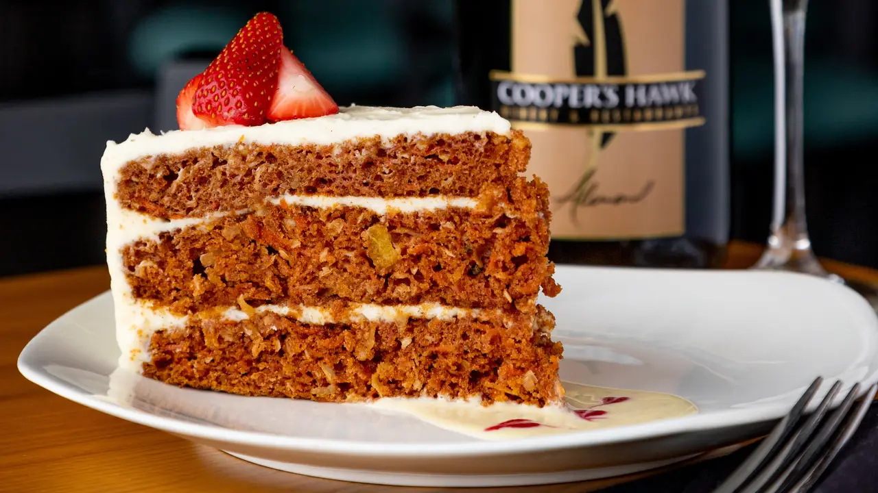 Ginger Spiced Carrot Cake - Cooper's Hawk Winery & Restaurant - Plainfield, IL, Plainfield, IL