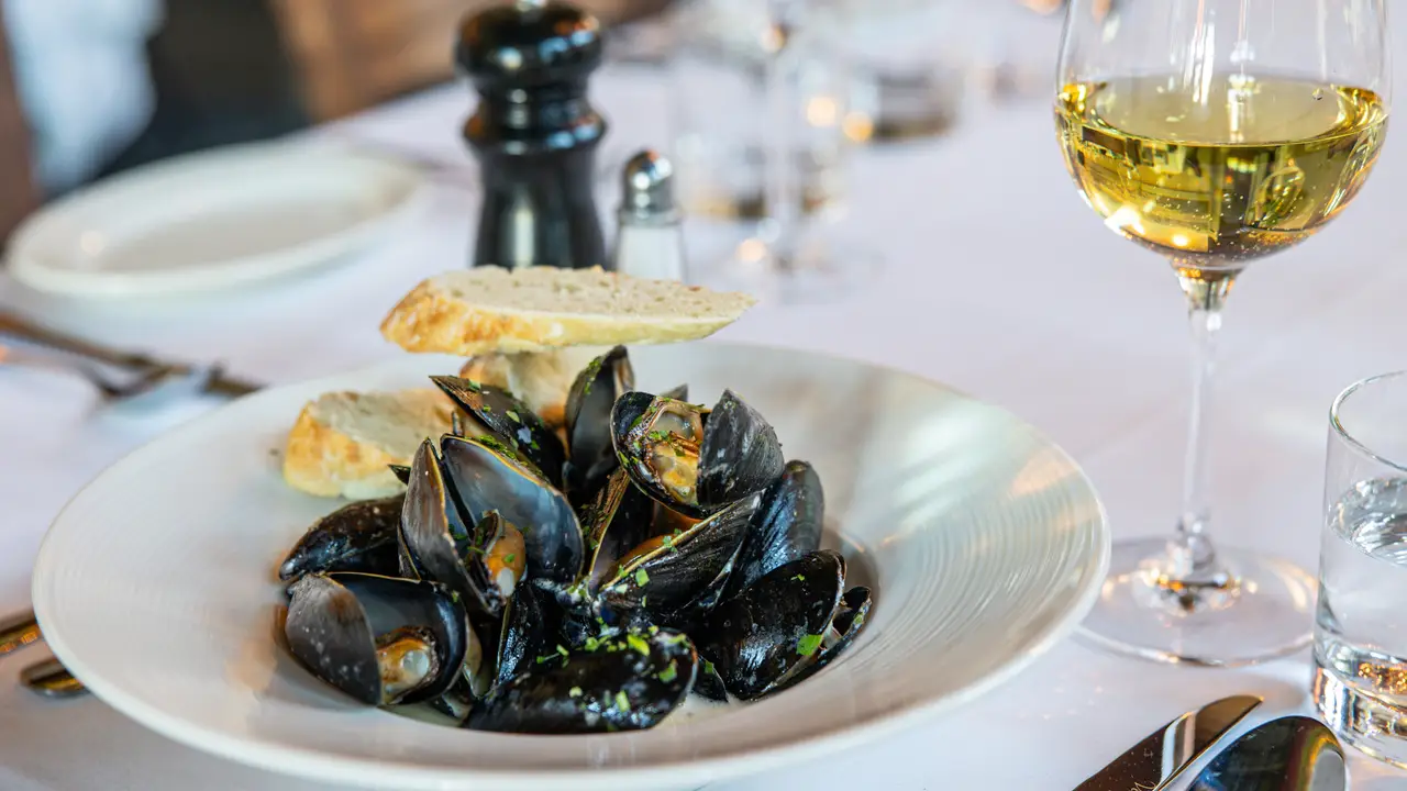 Mussels, White Wine, European Butter, Garlic - L’Antoinette, Milton, GA