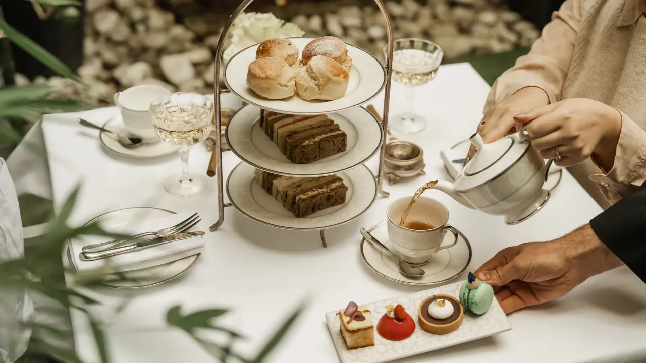 Afternoon Tea at The Hyde Restaurant, Bar & Garden, London, 