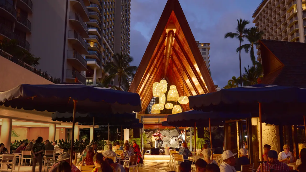 Home of Hawaiian Music - Kani Ka Pila Grille at OUTRIGGER Reef Waikiki Beach Resort, Honolulu, HI