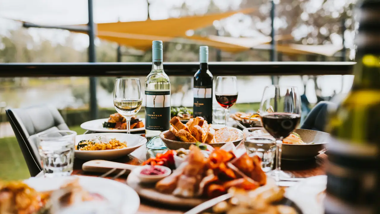 Enjoy our food &amp; wine together with river views. - Trentham Estate, Trentham Cliffs, AU-NSW