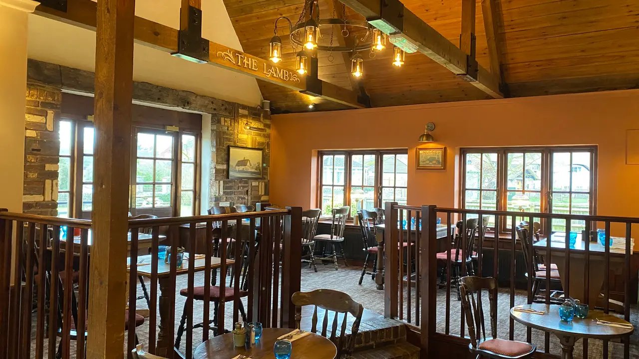 Part of The Lamb Chalgrove restaurant area - The Lamb Chalgrove, Oxford, Oxfordshire