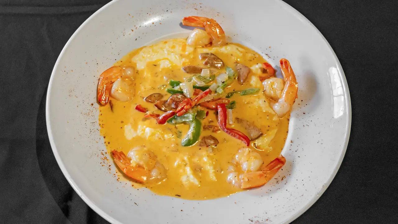 Gulf Shrimp and Grits - Main Street Bistro, League City, TX