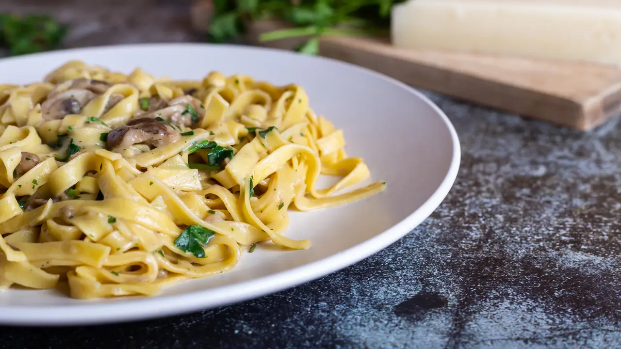 Fettuccine Tartufo - Amici Ristorante Pizzeria, Austin, TX