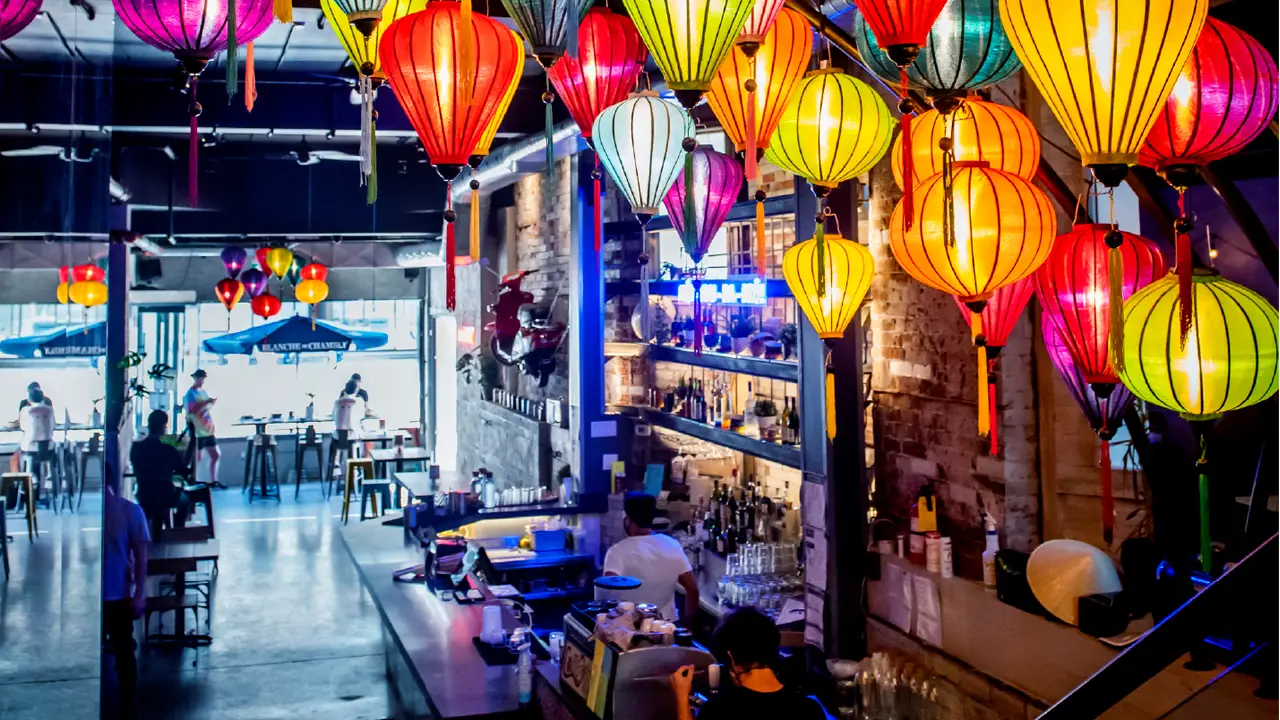 Overlooking main dining area - Dzo, Toronto, ON