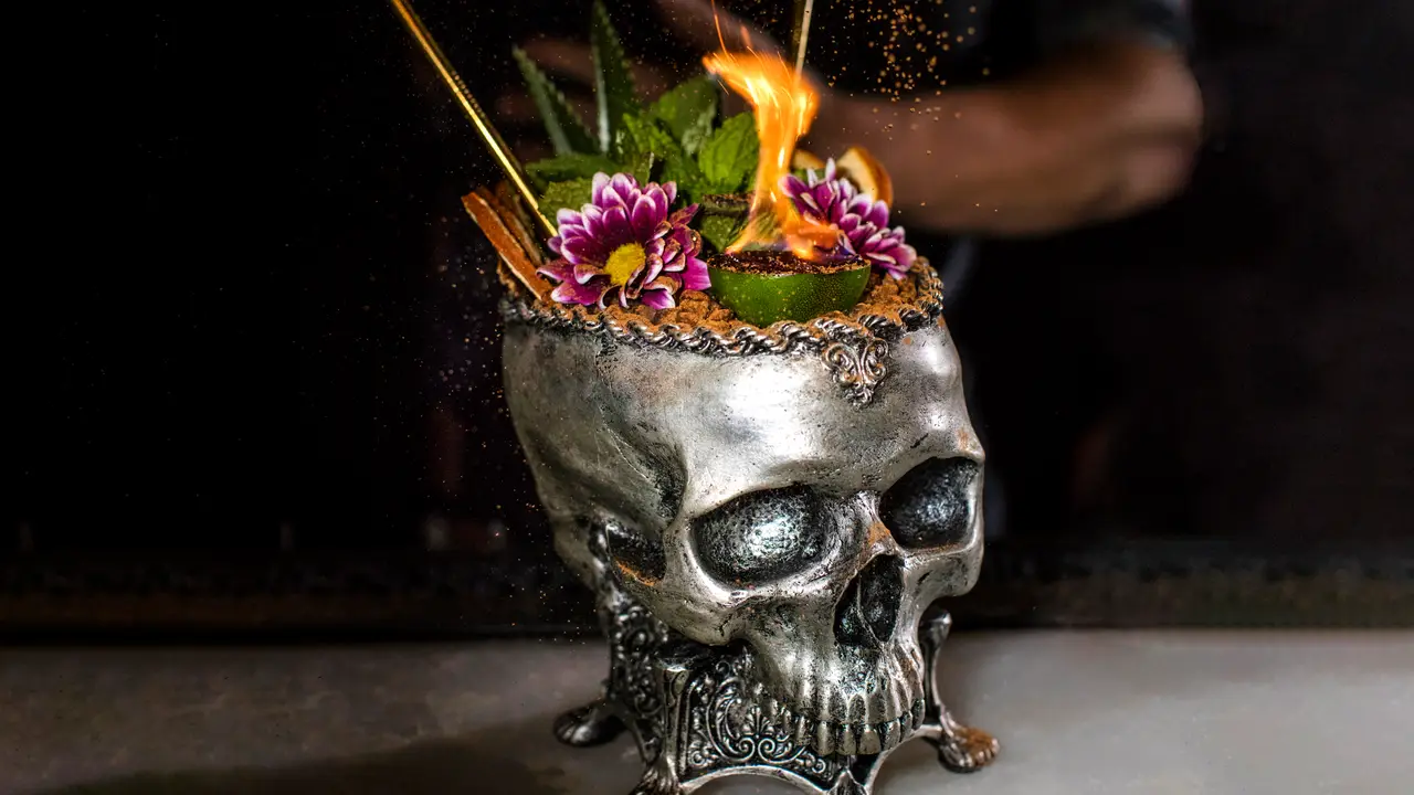 Zombie Cocktail - Shipwreck'd Pirate Bar at The Eleanor, Austin, TX
