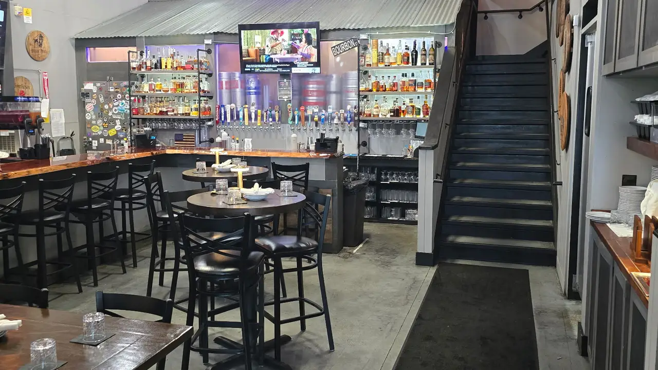 Interior Seating and Bar - Stack: Burgers - Bourbon, Stuart, FL