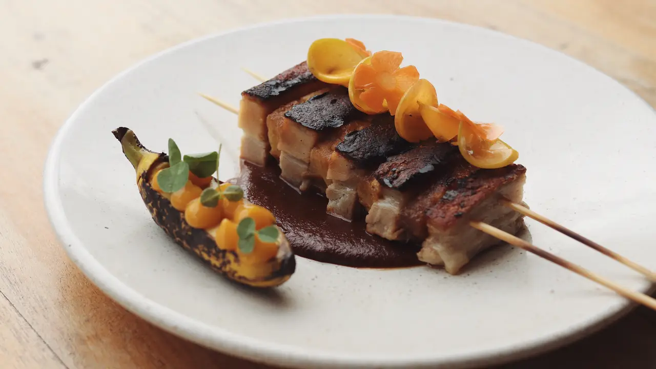 Pork Belly con manchamantel - Restaurante sin nombre, Centro, OAX