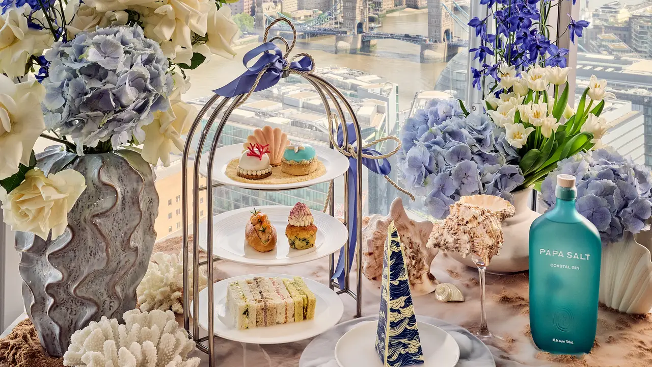 Seaside in the City Afternoon Tea - Afternoon Tea at Ting, Shangri-La The Shard, London, London, 