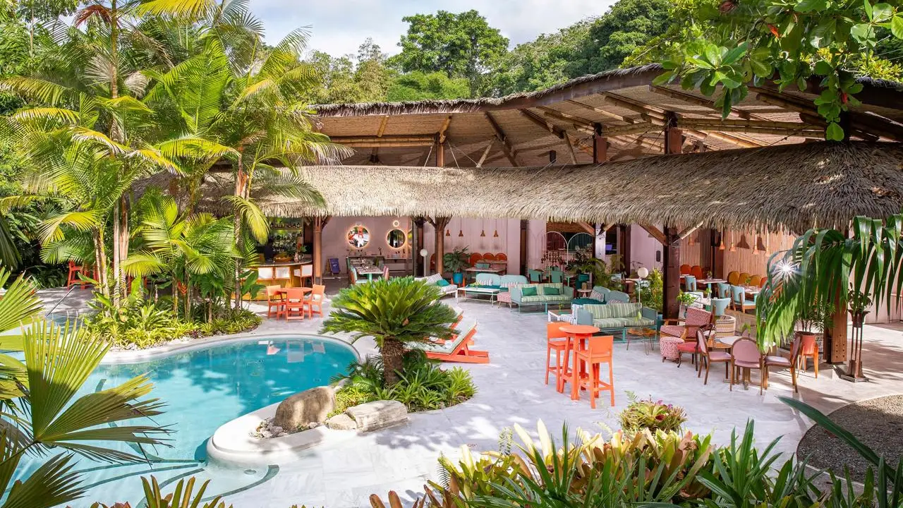 The Afro-Caribbean culture of Puerto Viejo. - Papaya Restaurant at Hotel Aguas Claras, Puerto Viejo de Talamanca, Limon