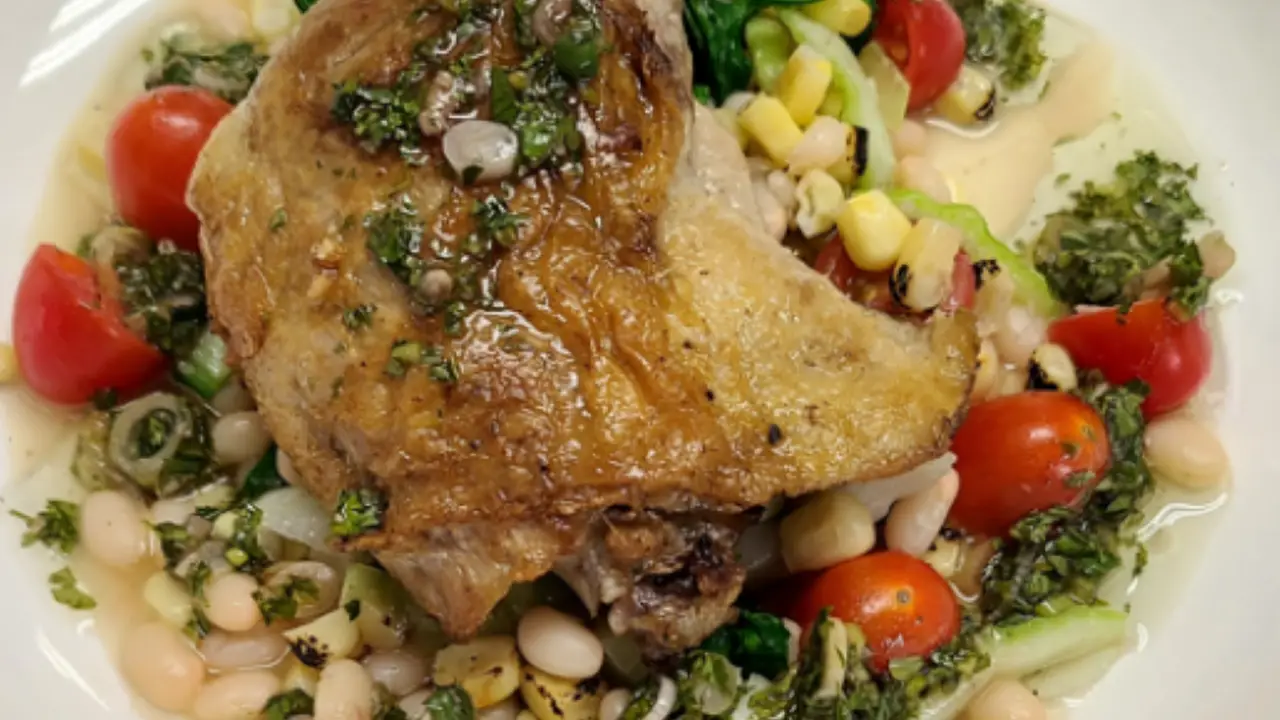 Liberty  Farms Confit Duck Leg - Walter Hansel Wine Bistro, Santa Rosa, CA