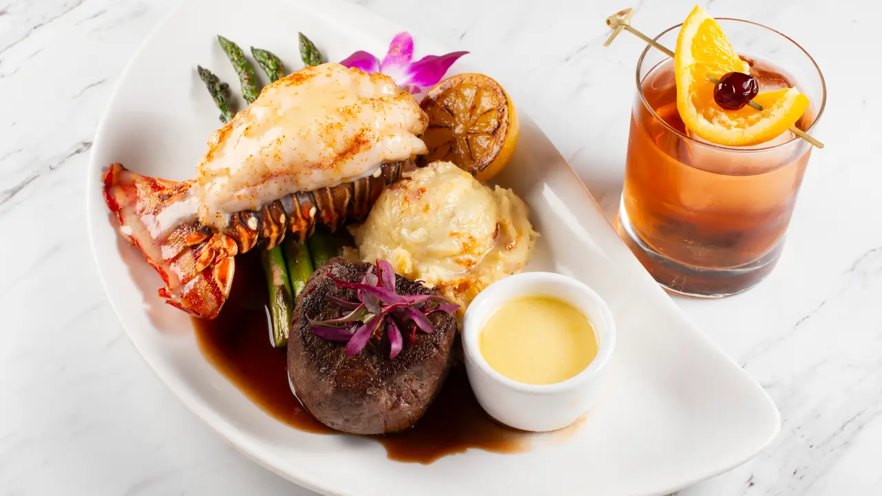 Surf & Turf Lobster Tail & Filet Mignon - Market Broiler-Huntington Beach, Huntington Beach, CA