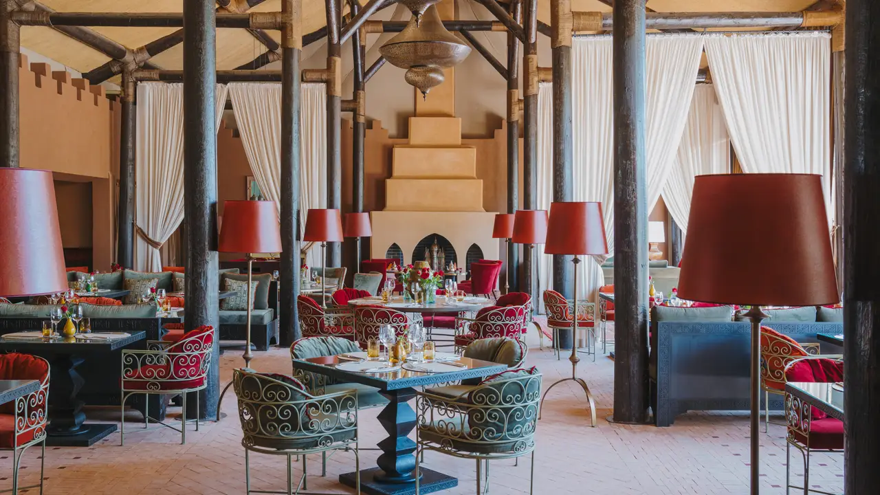 Kasbah Tamadot Asayss Restaurant - Kasbah Tamadot, Asni, Marrakesh-Safi