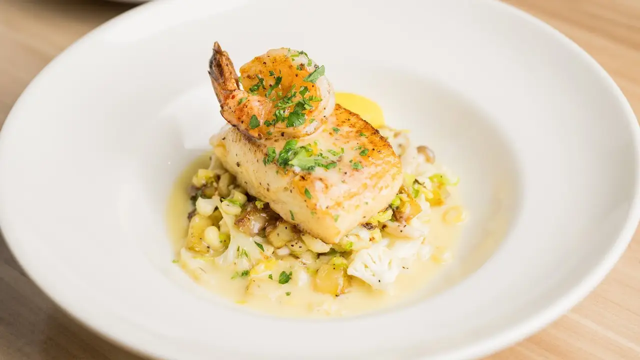 Halibut fish - Napkins Bar and Grill, Napa, CA