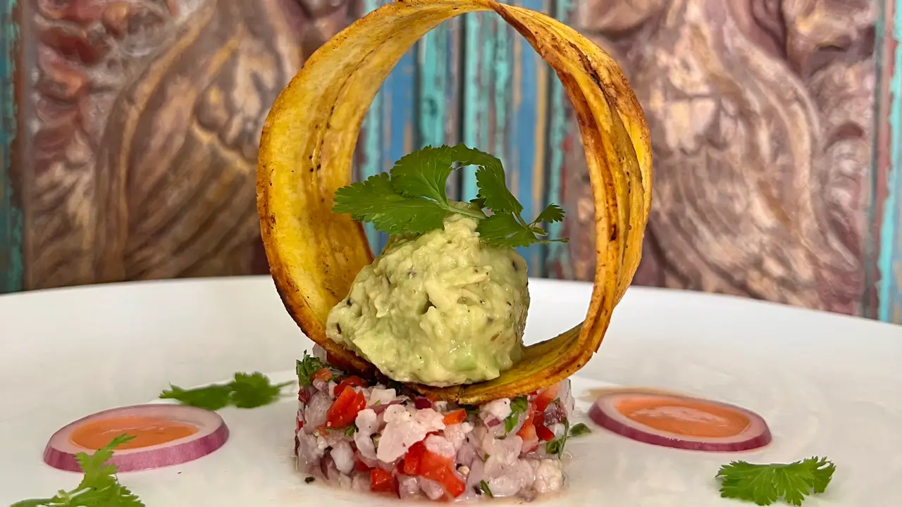 Sea Bass Ceviche, Guacamole, Crispy Plantain  - Park Cafe Costa Rica, San José, San Jose