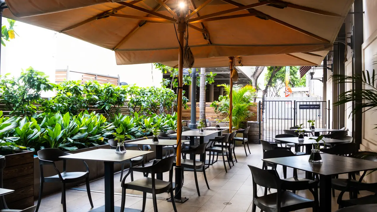 Basalt Patio - Basalt Restaurant @ Dukes Lane Market and Eatery, Honolulu, HI