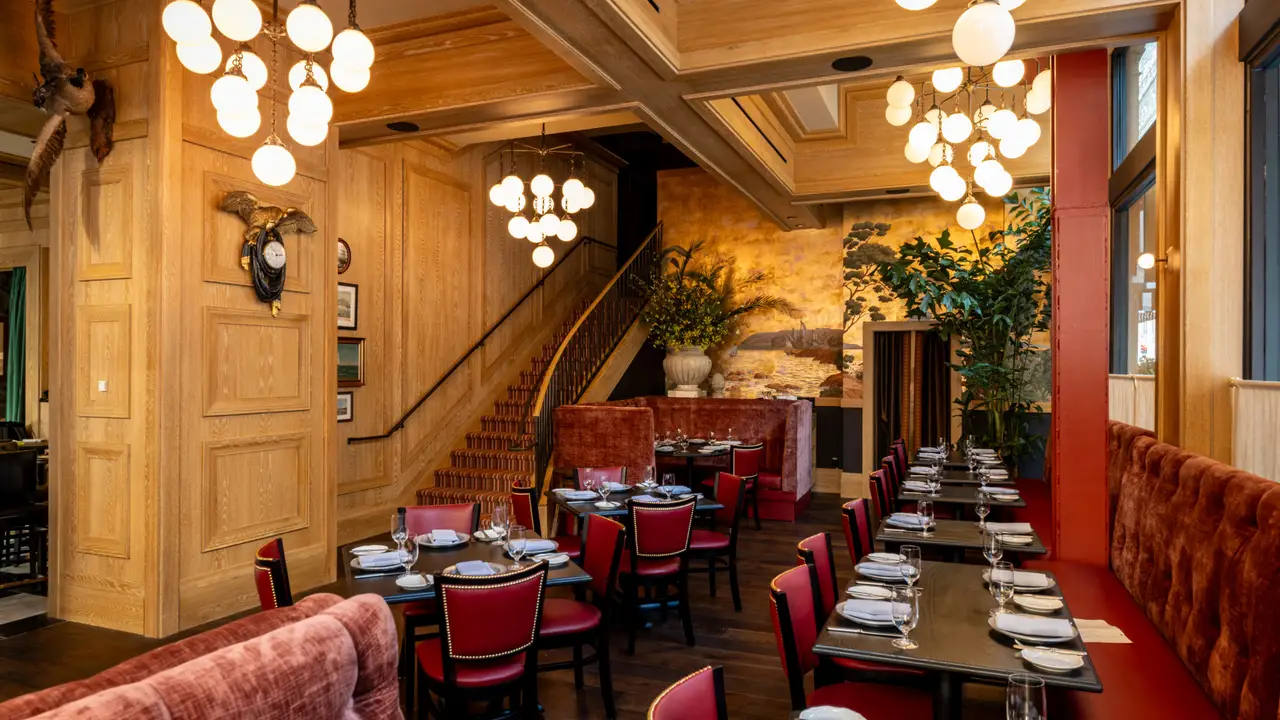 The Tavern Dining Room  as seen from the entrance - Wayfare Tavern, San Francisco, CA