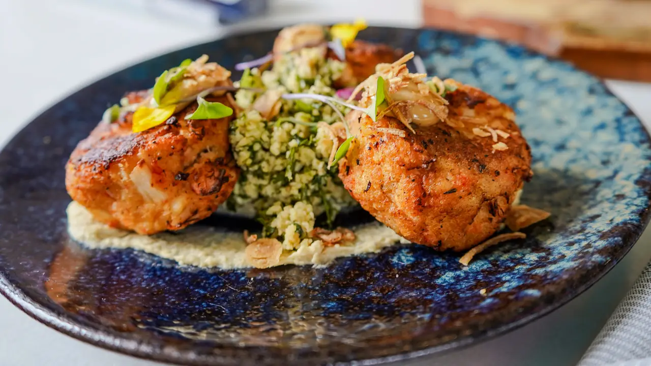 Alaskan Snow Crab Cakes - Field's Mediterranean - Biloxi, Biloxi, MS