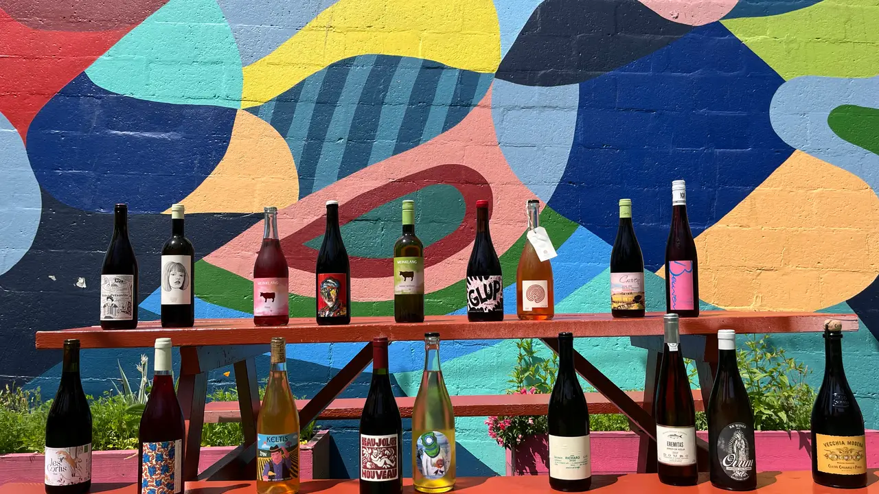 Patio natural wine bar and takeaway bottle shop - Grape Vibes, Vancouver, BC
