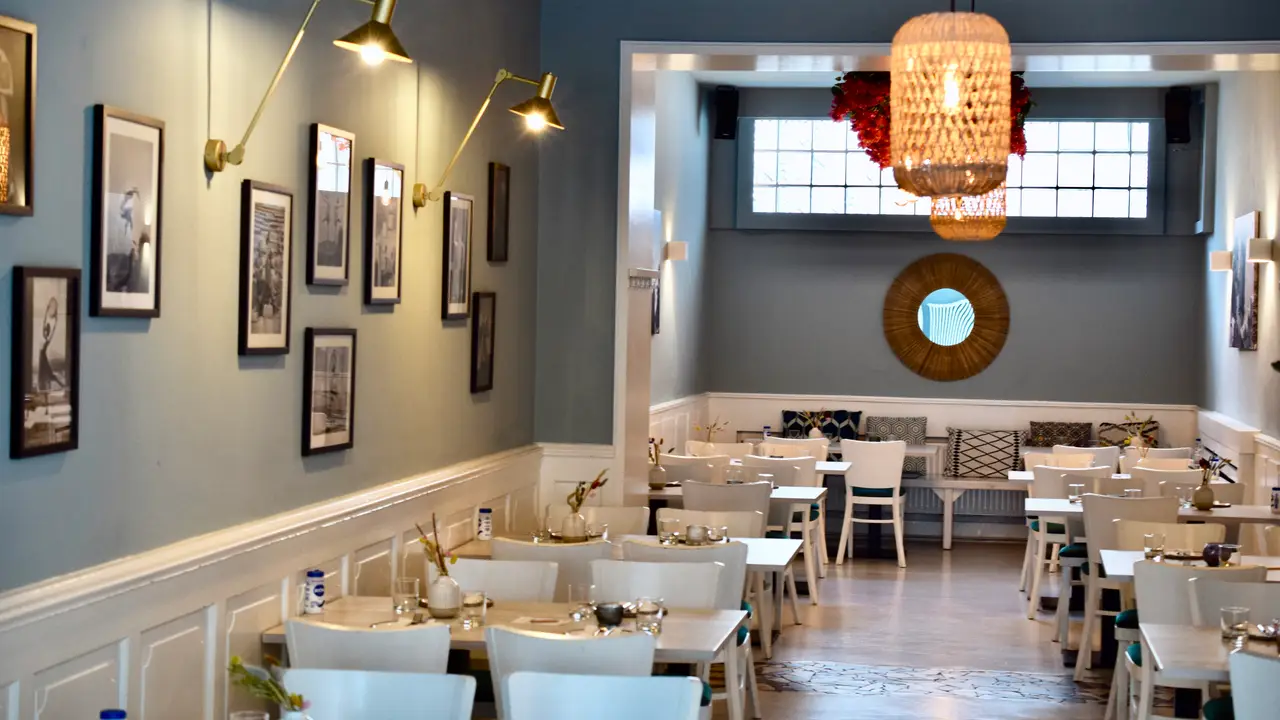 Gastraum Yamas Dortmund im hinteren Bereich - Yamas mezé restaurant & weinbar - Dortmund, Dortmund, NW