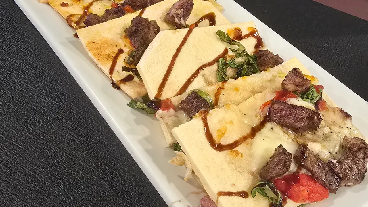 Steak Flatbread - The Grill on South Ocean, Patchogue, NY