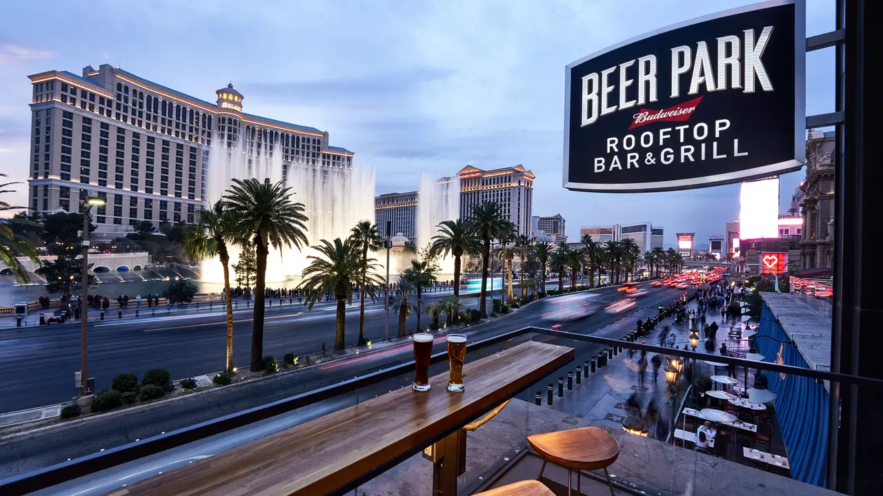 View from Beer Park patio - Beer Park, Las Vegas, NV