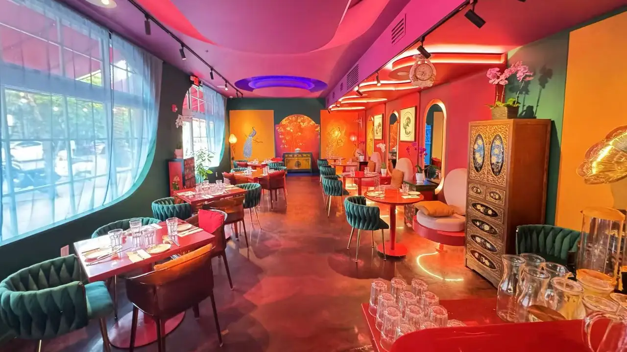 Inside of the restaurant  - Yue Asian Fusion, Miami Beach, FL