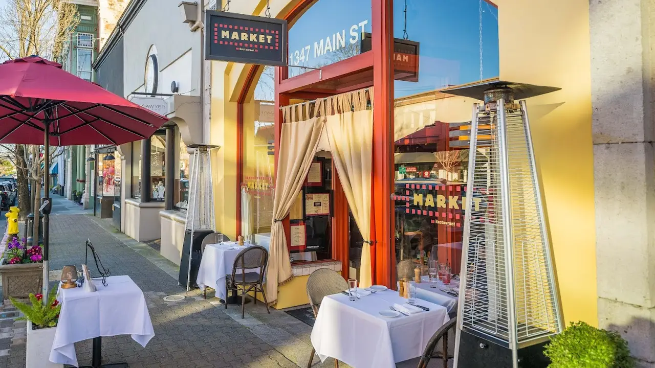 Front of the restaurant - Market, Saint Helena, CA