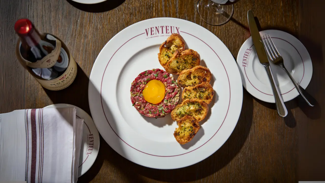 Venteux's Steak Tartare is a guest favorite. - Venteux Brasserie, Cafe, & Oyster Bar, Chicago, IL