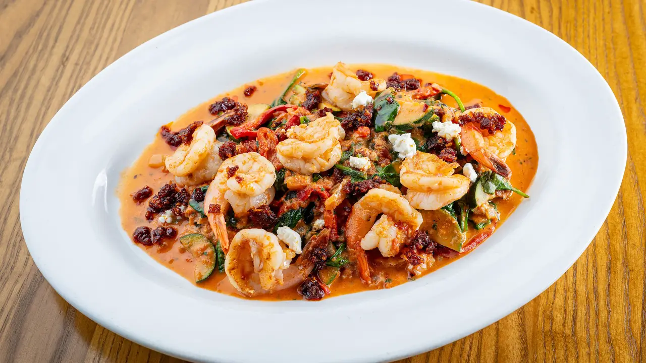 Calabrian Shrimp
 - Cooper's Hawk Winery & Restaurant - Reston, VA, Reston, VA