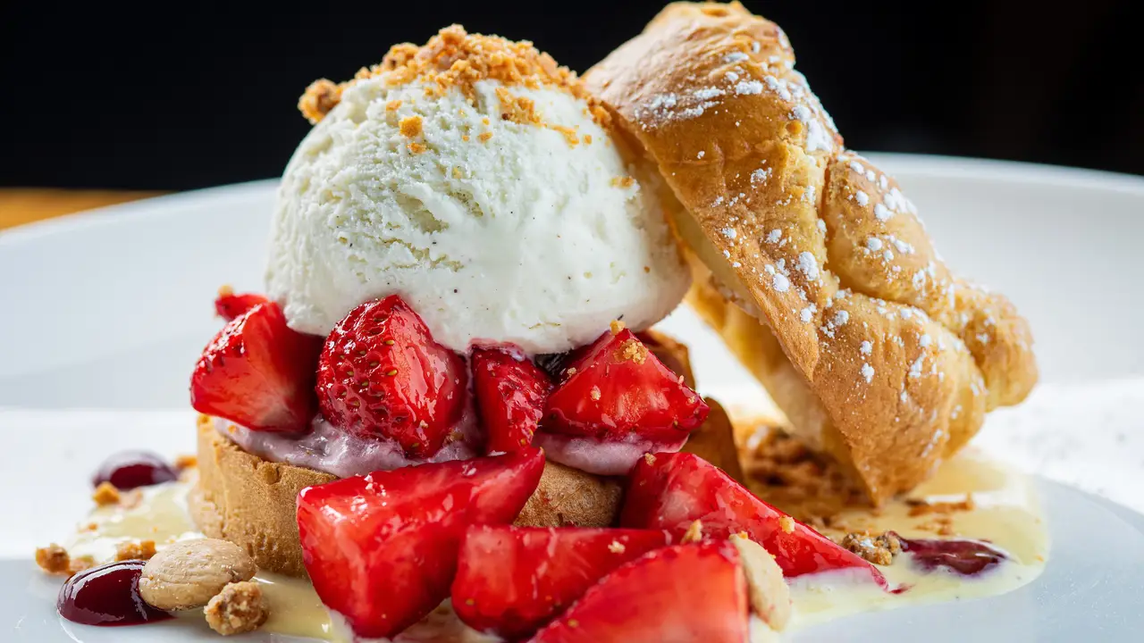 Strawberry Popover - Cooper's Hawk Winery & Restaurant - Richmond, VA, Richmond, VA