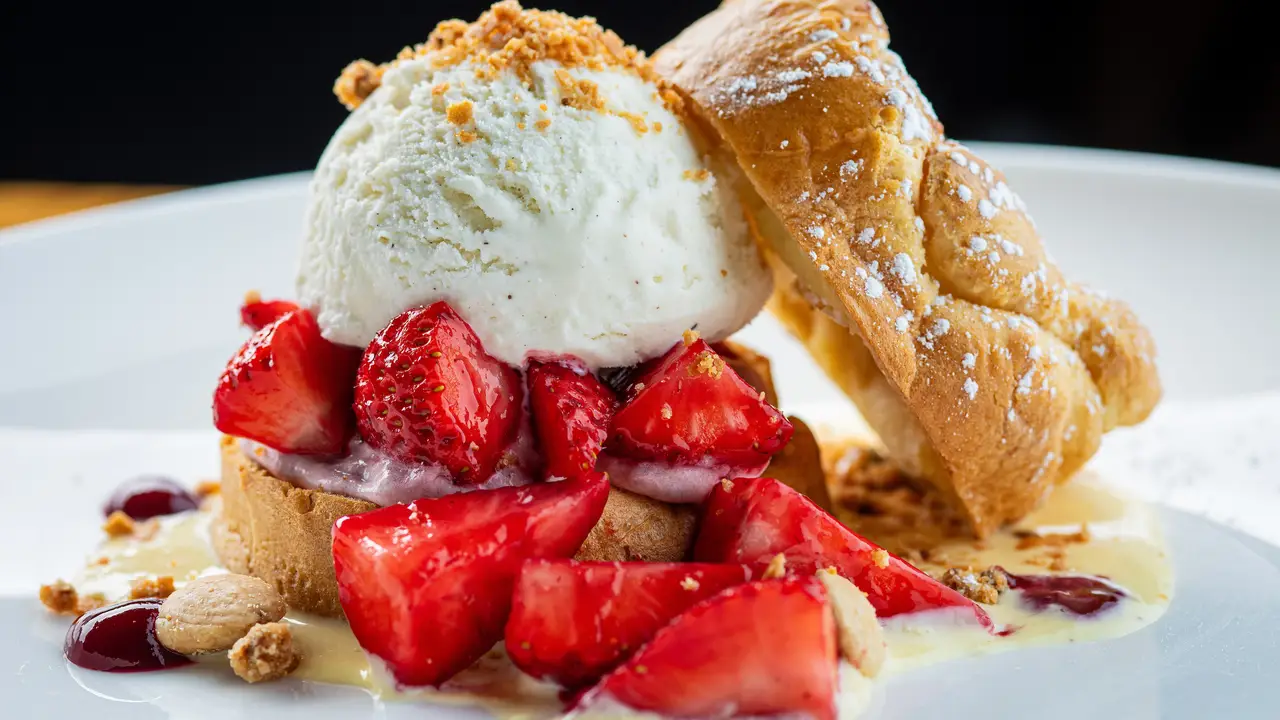 Strawberry Popover - Cooper's Hawk Winery & Restaurant - Orange Village, OH, Beachwood, OH