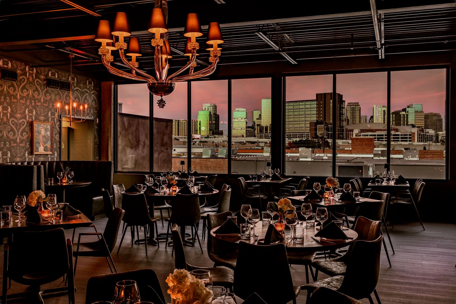 The Saint Italian Steakhouse - Design District interior
