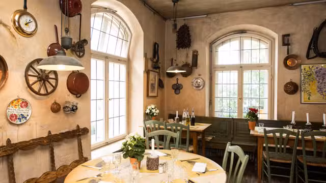 Una foto del restaurante La Vecchia Masseria