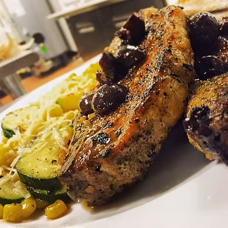 Grilled Pork Loin - The Timeless Cafe & Cocktails, Lubbock, TX